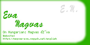 eva magvas business card